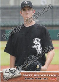 2009 Bristol White Sox Matt Heidenreich