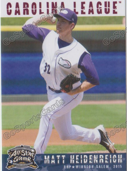2015 Carolina League All Star Matt Heidenreich