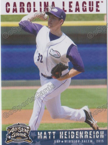 2015 Carolina League All Star Matt Heidenreich
