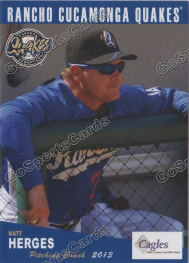 2013 Rancho Cucamonga Quakes Matt Herges