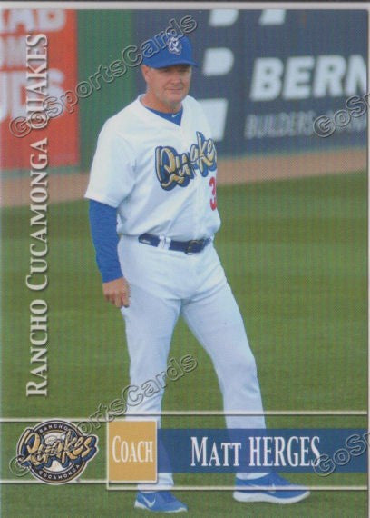 2014 Rancho Cucamonga Quakes Matt Herges