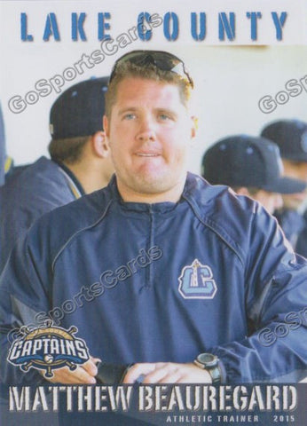 2015 Lake County Captains Matthew Beauregard
