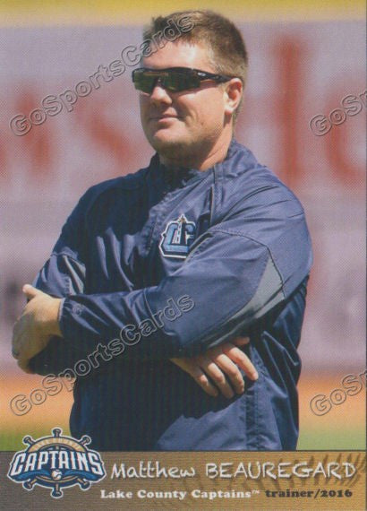 2016 Lake County Captains Matthew Beauregard