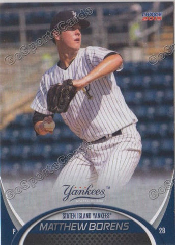 2015 Staten Island Yankees Matthew Borens