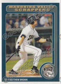 2007 Mahoning Valley Scrappers Matthew Brown