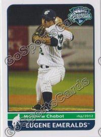 2012 Eugene Emeralds Matthew Chabot