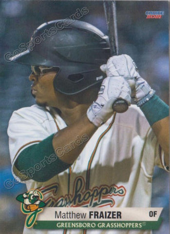 2021 Greensboro Grasshoppers Matthew Matt Fraizer