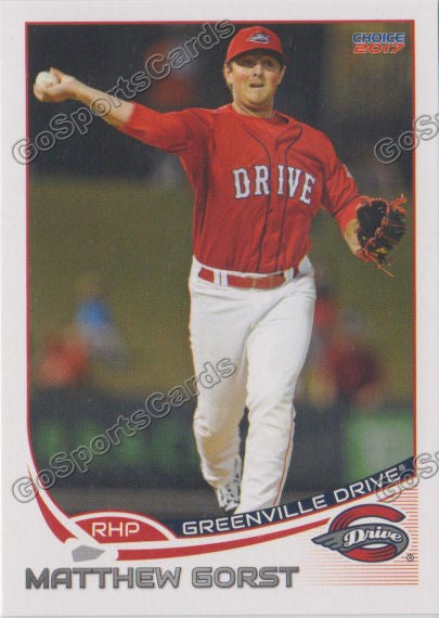 2017 Greenville Drive Matthew Gorst