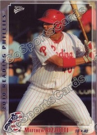 2010 Reading Phillies Matt Rizzotti