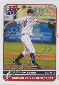 2012 Hudson Valley Renegades Matthew Spann