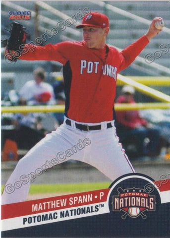 2015 Potomac Nationals Matthew Spann