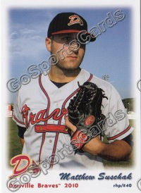 2010 Danville Braves Matthew Suschak