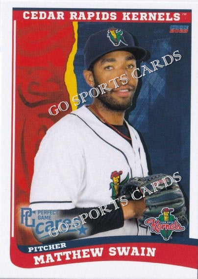 2023 Cedar Rapids Kernels Matthew Swain – Go Sports Cards