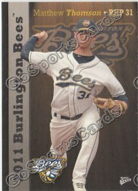 2011 Burlington Bees Matthew Thomson