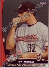 2005 Greeneville Astros Matt Hirsh