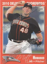 2010 Delmarva Shorebirds Matt Hobgood