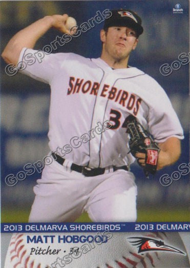 2013 Delmarva Shorebirds Matt Hobgood