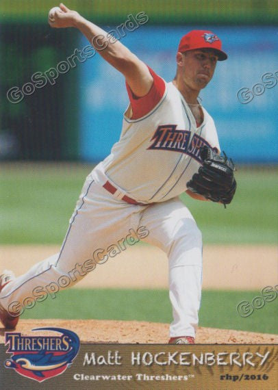 2016 Clearwater Threshers Matt Hockenberry