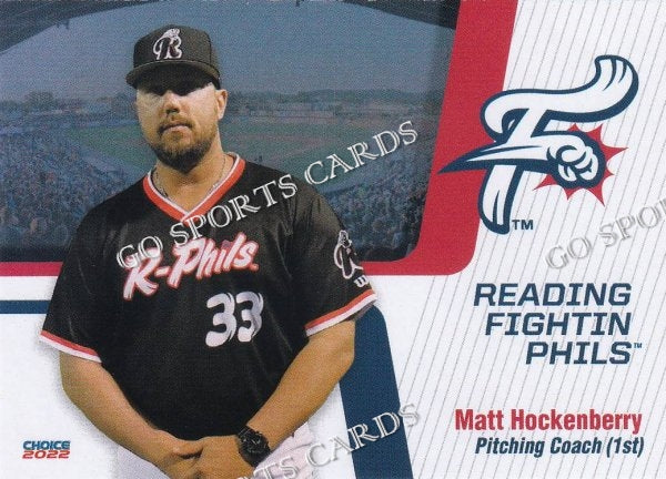 2022 Reading Fightin Phils 1st Matt Hockenberry