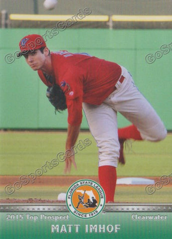 2015 Florida State League Top Prospect Matt Imhof