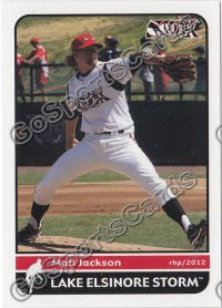 2012 Lake Elsinore Storm Matt Jackson