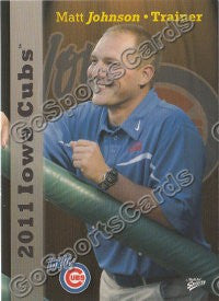 2011 Iowa Cubs Matt Johnson