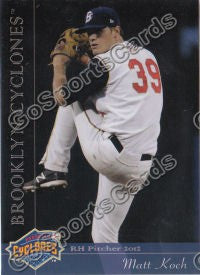 2012 Brooklyn Cyclones Matt Koch