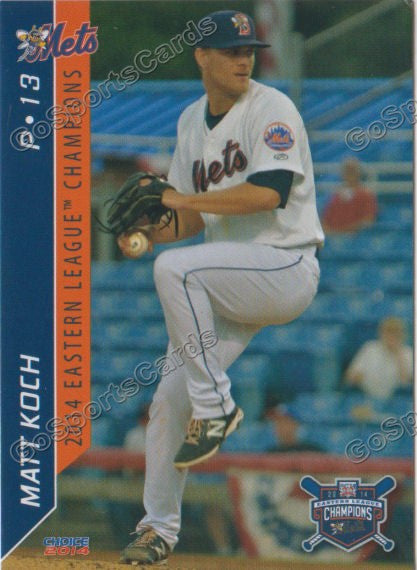 2014 Binghamton Mets Champions Matt Koch