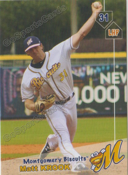 2019 Montgomery Biscuits Matt Krook