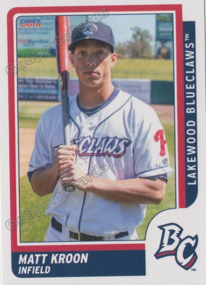 2019 Lakewood BlueClaws Matt Kroon