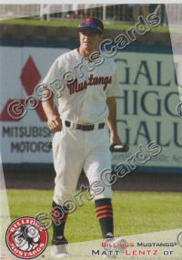2012 Billings Mustangs Matt Lentz