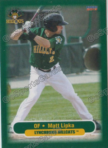 2013 Lynchburg Hillcats Matt Lipka