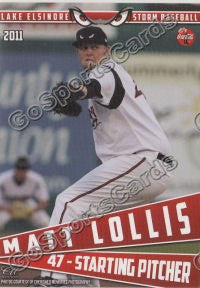 2011 Lake Elsinore Storm Matt Lollis