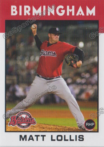 2016 Birmingham Barons Matt Lollis