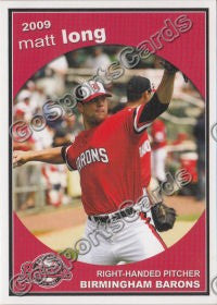 2009 Birmingham Barons Matt Long