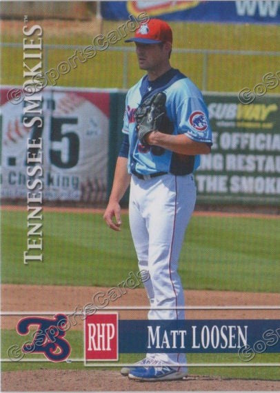 2014 Tennessee Smokies Matt Loosen