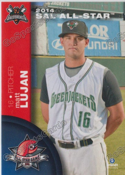 2014 South Atlantic League All Star SD Matt Lujan