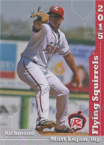 2015 Richmond Flying Squirrels Matt Lujan