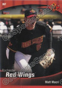2009 Rochester Red Wings Matt Macri
