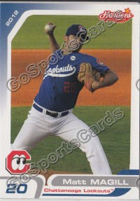2012 Chattanooga Lookouts Matt Magill