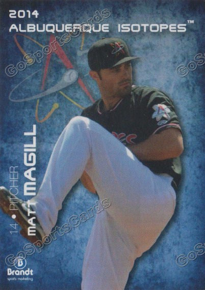 2014 Albuquerque Isotopes Matt Magill
