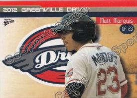 2012 Greenville Drive Matt Marquis
