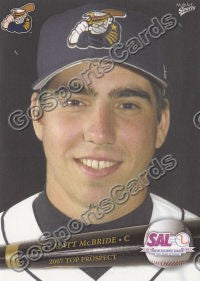 2007 South Atlantic League Top Prospects Matt McBride