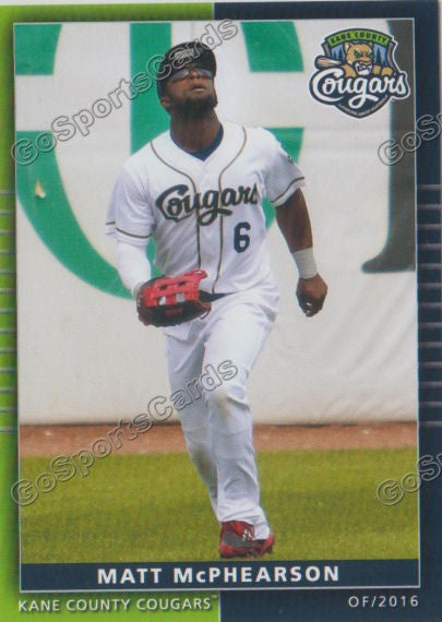 2016 Kane County Cougars Matt McPhearson