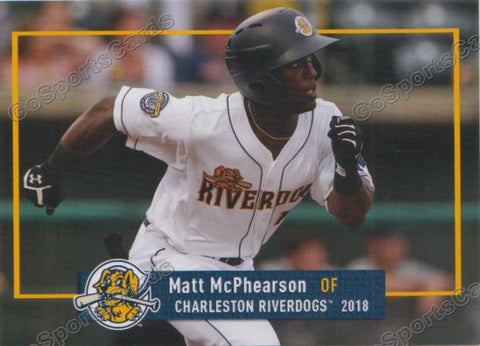 2018 Charleston RiverDogs Matt McPhearson