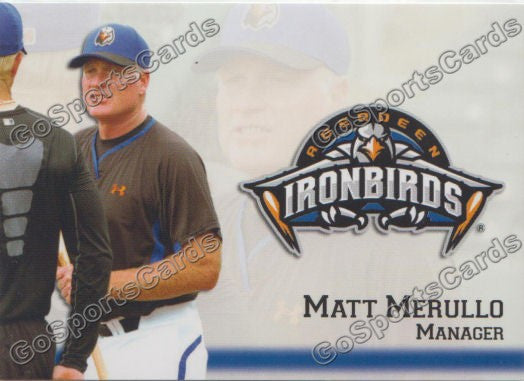 2013 Aberdeen Ironbirds Matt Merullo