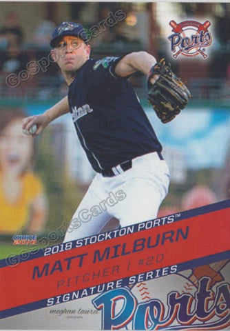 2018 Stockton Ports Matt Milburn