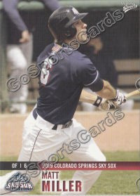 2009 Colorado Springs Sky Sox Matt Miller