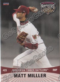 2012 Wisconsin Timber Rattlers Matt Miller Milller