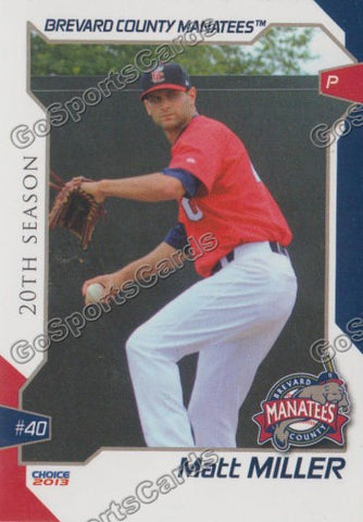 2013 Brevard County Manatees Matt Miller